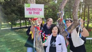 Библиотека на траве